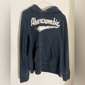 Abercrombie Muscle Navy Blue Hoodie XL